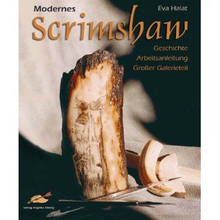 Modernes Scrimshaw Geschichte, Arbeitsanleitung, großer Galerieteil