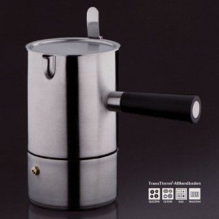 Auerhahn   Espressokocher, Matt Silber Küche & Haushalt