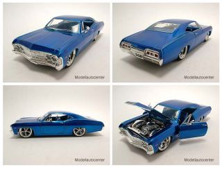 Chevrolet Impala SS 1967 blau, Tuning, Modellauto 124 / Jada Toys