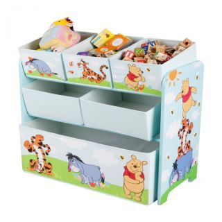 Disney Winnie Pooh Kinderregal Spielzeugkiste Holz Aufbewahrungsbox