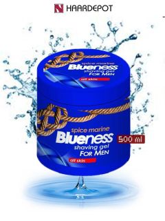 Blueness Rasiergel for Men /für alle Hauttypen geeignet 500ml (100ml