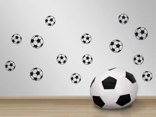 Wandaufkleber 14 Fußbälle Fußball Top Sport Kinderzimmer Jungen