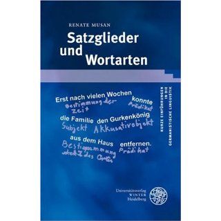 Satzgliedanalyse Renate Musan Bücher