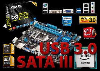ASUS P8B75 M LX   B75   Ivy Bridge Mainboard   USB 3.0   SATA III