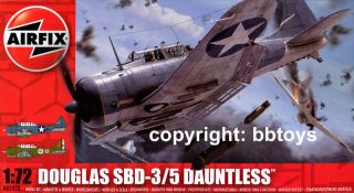 72 Airfix A02022 Douglas SBD 3/5 Dauntless WWII Flugzeug Bausatz