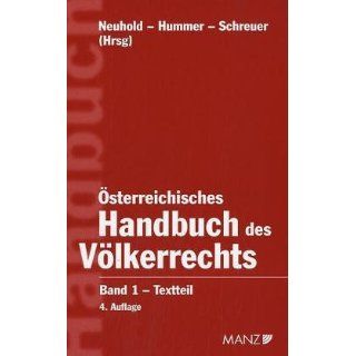 Österreichisches Handbuch des Völkerrechts, 2 Bde. 
