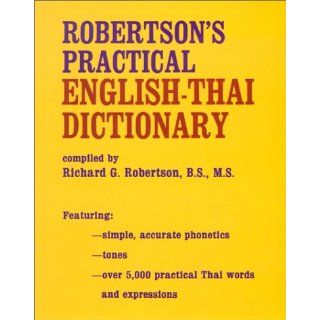 Robertsons Practical English Thai Dictionary Richard G