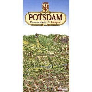 Potsdam, Panoramakarte & Stadtplan; Potsdam, Panoramic Map & Street