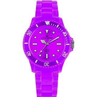 Saphir Unisex Uhren Quarz Analog 369H, 39 mm violett Uhren