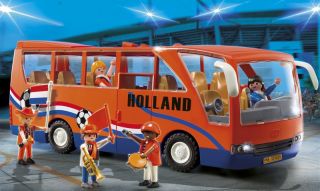 WELTMEISTER Playmobil 5025 Exclusiv Fußball Fanbus Bus Holland