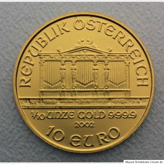 10 oz Philharmoniker 1/10oz GOLD 999.9 Coin collectible   Vienna