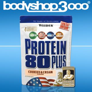 Weider 500g (31,98€/kg) Protein 80 Plus Eiweiß + Bonus