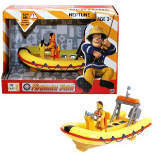 Feuerwehrmann Sam   Die Cast   Boot / Rettungsboot Neptun mit Sound