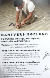 PVC KALTSCHWEISSMITTEL 44 g (€ 17,95/100g) made in Germany NEU OVP