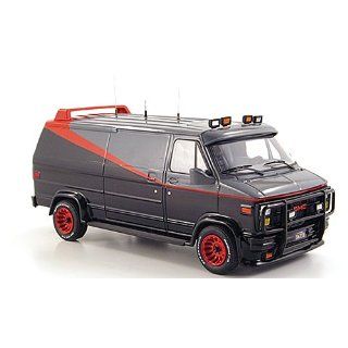 GMC Panel Van, A Team, schwarz/grau/rot (Elite), 1983, Modellauto