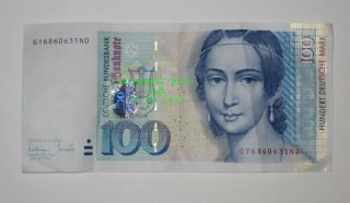 100 DM Schein Hundert Deutsche Mark 2.1.1996