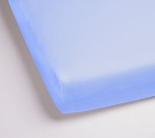 Jersey Matratzenbezug Reißverschluss Blau Rundum 100