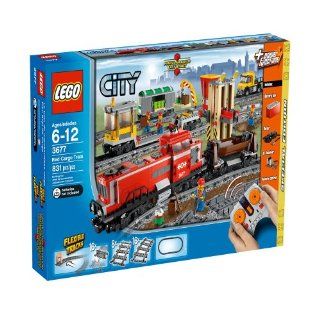 Lego 3677   City Güterzug mit Diesellokomotive Spielzeug