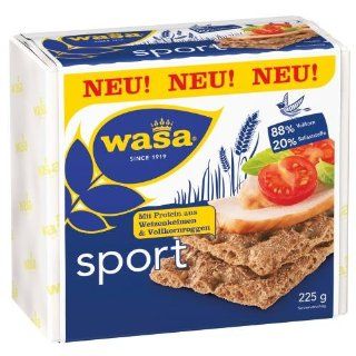 Wasa Sport  Knäckebrot, 6er Pack (6 x 225 g) Lebensmittel