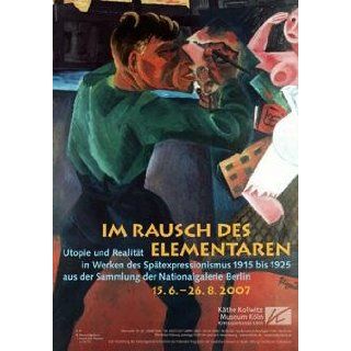 Conrad Felixmüller Otto Dix malt / Plakat, Poster Küche