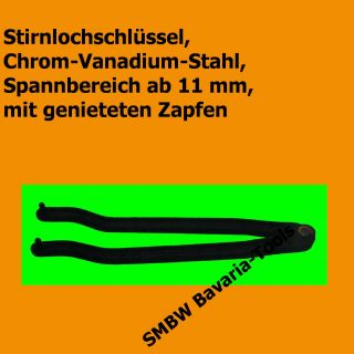 Stirnlochschlüssel, verstellbar, 180 mm, Stirnloch