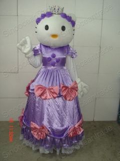 Hello Kitty Gatto Adulto Mascotte Costume Halloween EUR