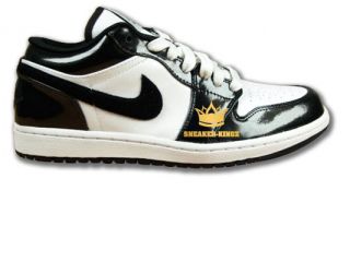 Nike Air Jordan 1 Phat Low Weiß/Schwarz Neu Größe 47 Schuhe