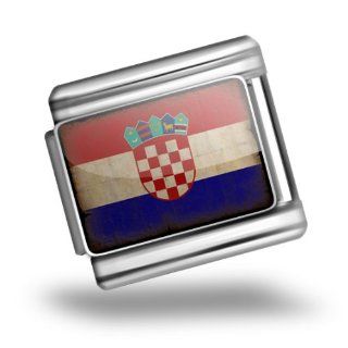Italian Charms Original Kroatien Fahne/Flagge Altes Vintage Design