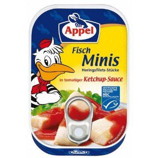 Appel Fisch Minis   Tomaten Sauce   1 Dose à 100 gr 