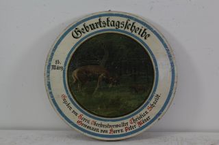 Schützenscheibe Geburtstagsscheibe ~1920/40