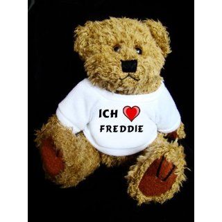 Teddy Bear mit Ich liebe Freddie t shirt Spielzeug