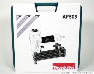 Makita AF505 Druckluft Magazinnagler 15 50mm NEU