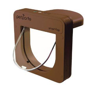 Petporte 82691 Katzenklappe Smart Flap Microchip, braun 