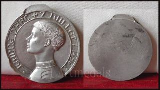 Médaille commémorative, 33mm 5g env, en Aluminium, finition