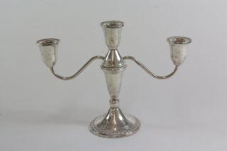 flammiger Kerzenleuchter Kerzenständer Sterling Silber ~1920/40