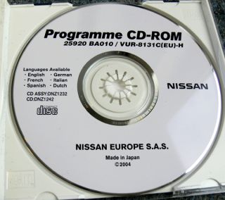 Nissan Europe S.A.S Programme CD ROM 2004