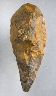 Pleistozän Faustkeil des Homo erectus Altsteinzeit Mauretanien W o9