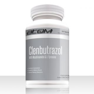 100 x Atom CLENBUTRAZOL Legal Clen Size Zero Fat Burner Diet