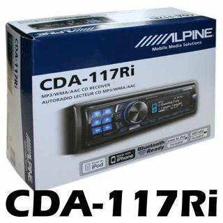 ALPINE CDA 117Ri HIGH END AUTORADIO  Laufzeitkorrektur  iPod/iPhone