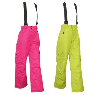 OFF Kinder Skihose Snowboardhose in grün und pink Gr. 116 176
