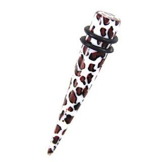 Expander / Dehnstab CONE leopard   10mm Schmuck