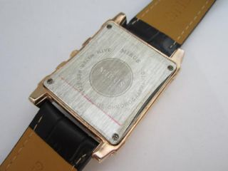 Mirus gents square black dial N.O.S. quartz watch