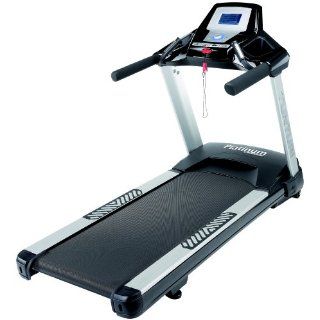 Tunturi Laufband Treadmill Platinum, Schwarz Silber Sport