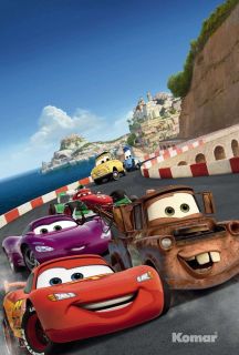 Fototapete Kindertapete CARS ITALY 127x184 Disney Cartoon Kinderzimmer