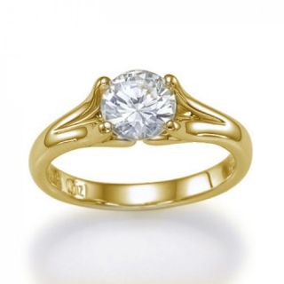 32 Carat G/VS2 18kt 750 Weißgold Diamantring Solitar Brillant Ring