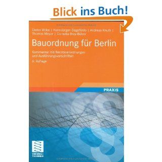 Bauordnung für Berlin Kommentar mit Rechtsverordnungen und