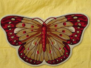 Schmetterling Teppich   92x132 cm   Einzelstück