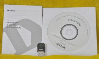 DLink DWA 131 Wireless 300MBit WLAN USB Stick NEU OVP Windows 7 PC