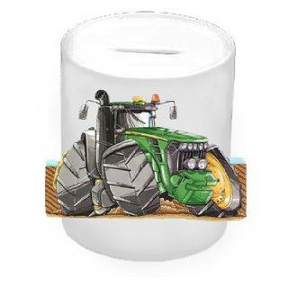 Personalisiertes Koolart   John Deere Tractor Car Sparschwein aus