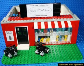 Lego Unikat City Friends Touristen Information Boutique Segway 10224